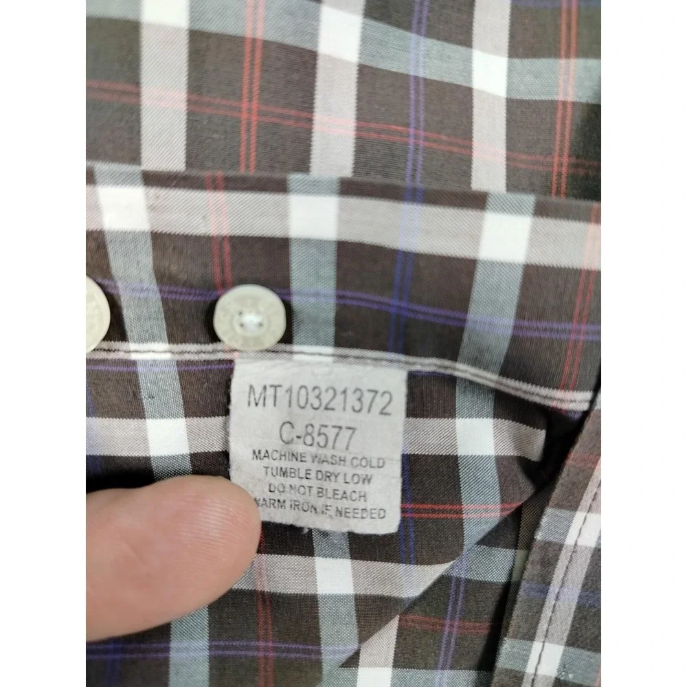 Cinch Shirt‎ Mens Medium Black Red Plaid Button Westerncore Rodeo Cowboycore - Picture 4 of 10